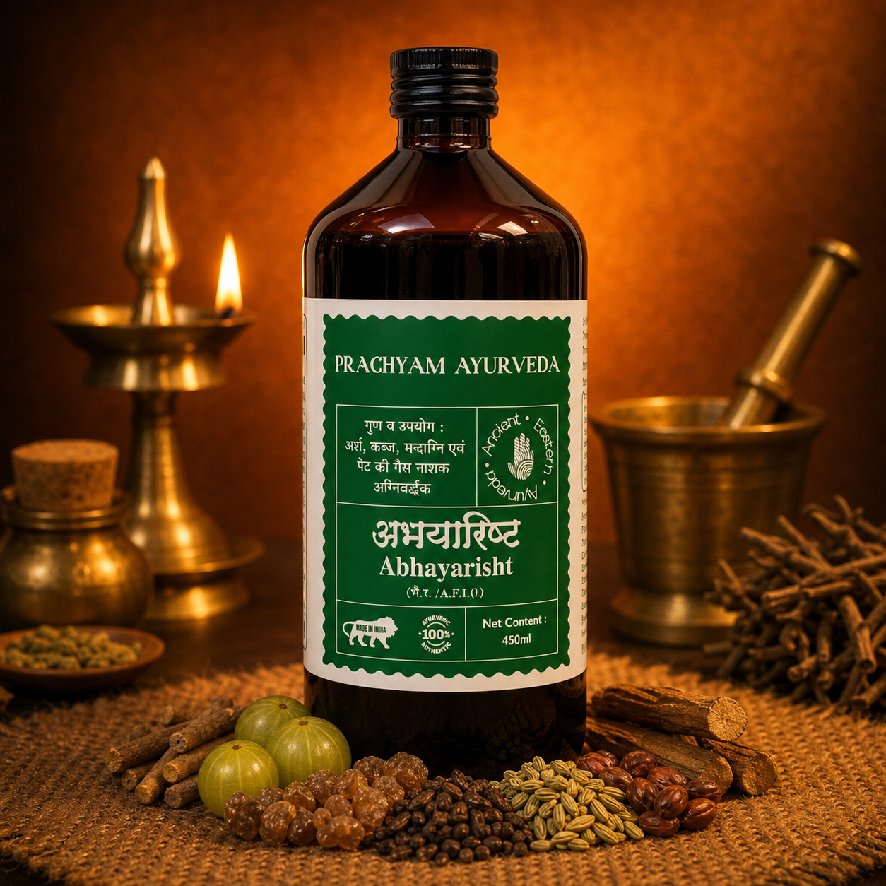 Related Ritual: Abhayarista — highly synergistic Ayurvedic herbal supplement to amplify wellness