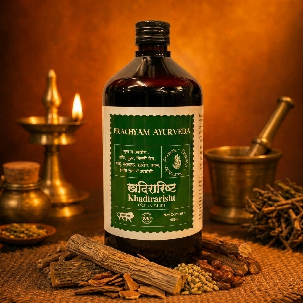 Related Ritual: Khadirarista — highly synergistic Ayurvedic herbal supplement to amplify wellness