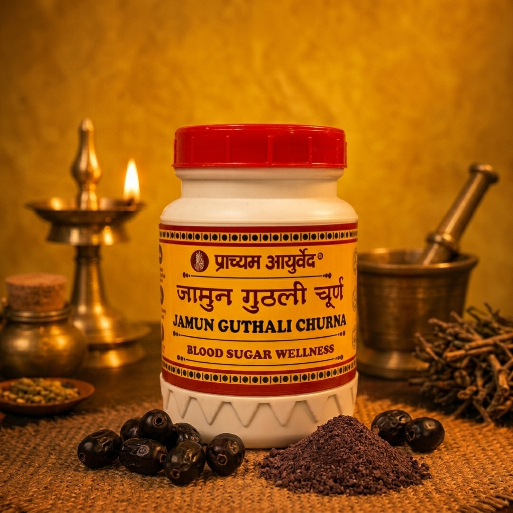 Jamun Guthli Churna Ayurvedic Supplement — premium quality, GMP-certified authentic organic herbal formulation