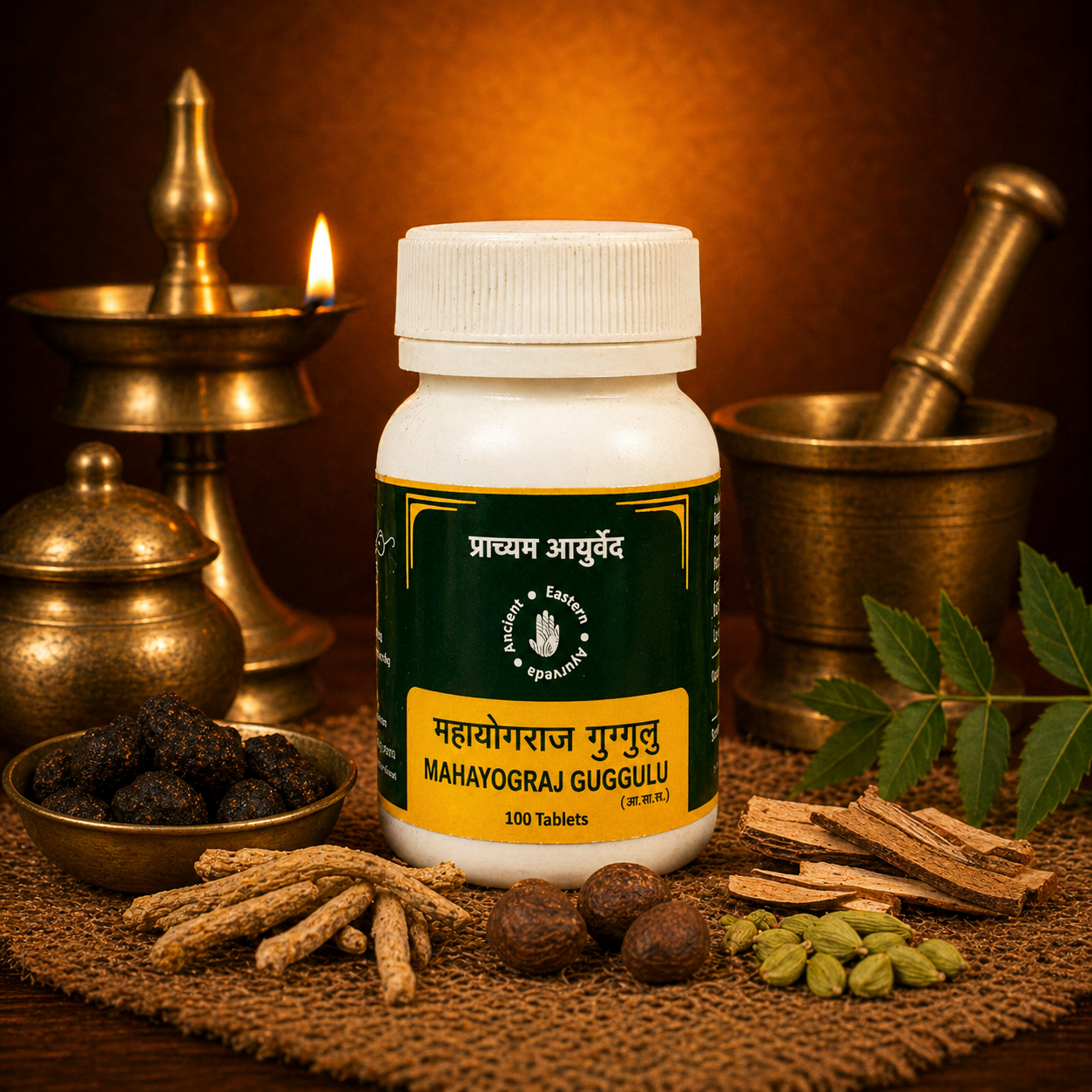 Maha Yograj Guggul Ayurvedic Supplement — premium quality, GMP-certified authentic organic herbal formulation