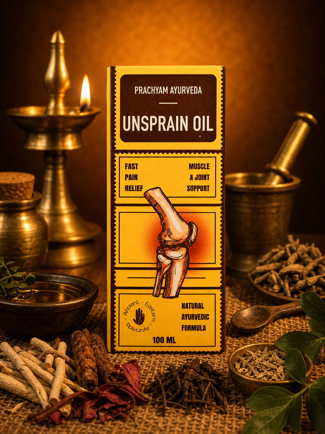 Unipain Oil supplement formulation texture and ingredients closeup