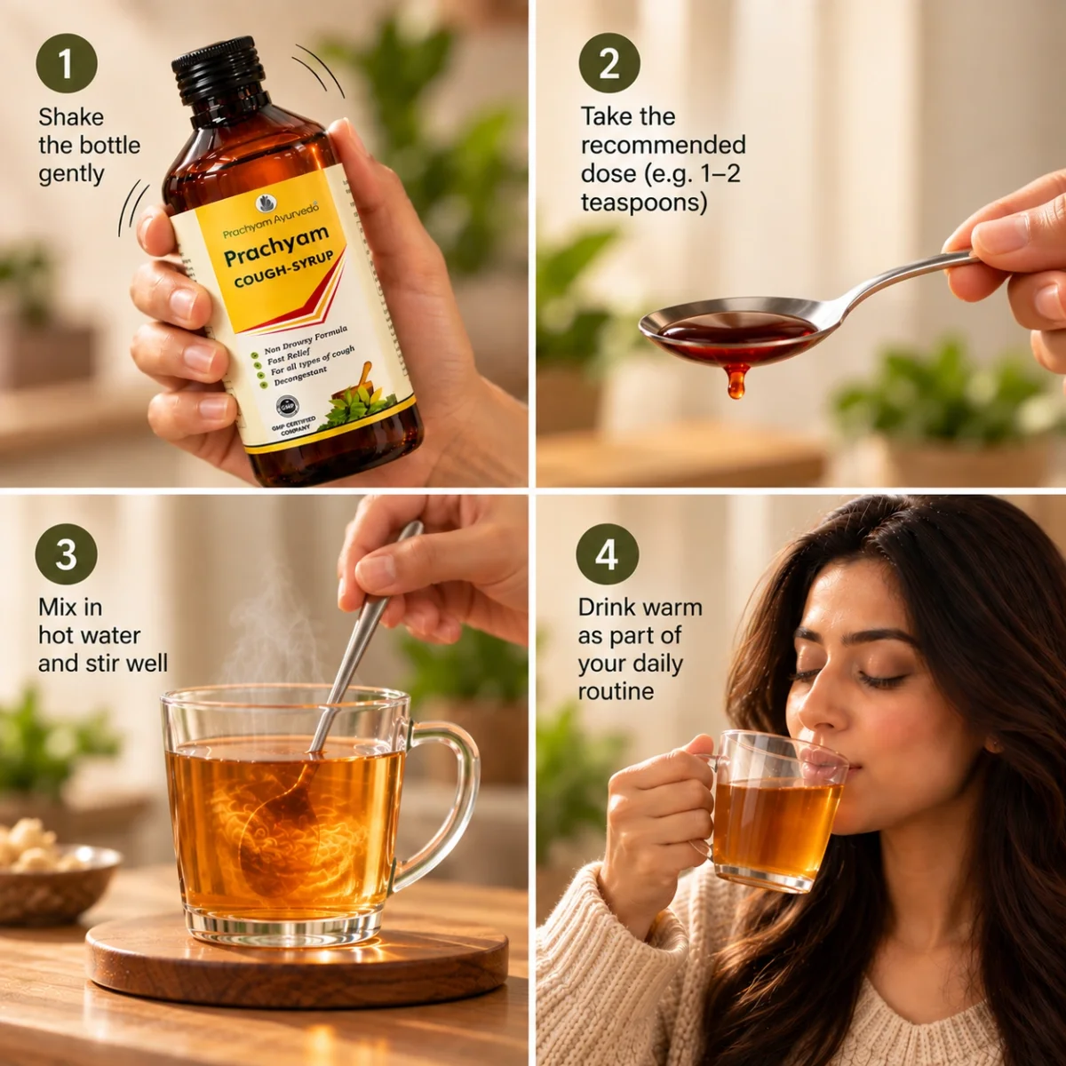 Prachyam Ayurveda Cough Syrup herbal respiratory care product