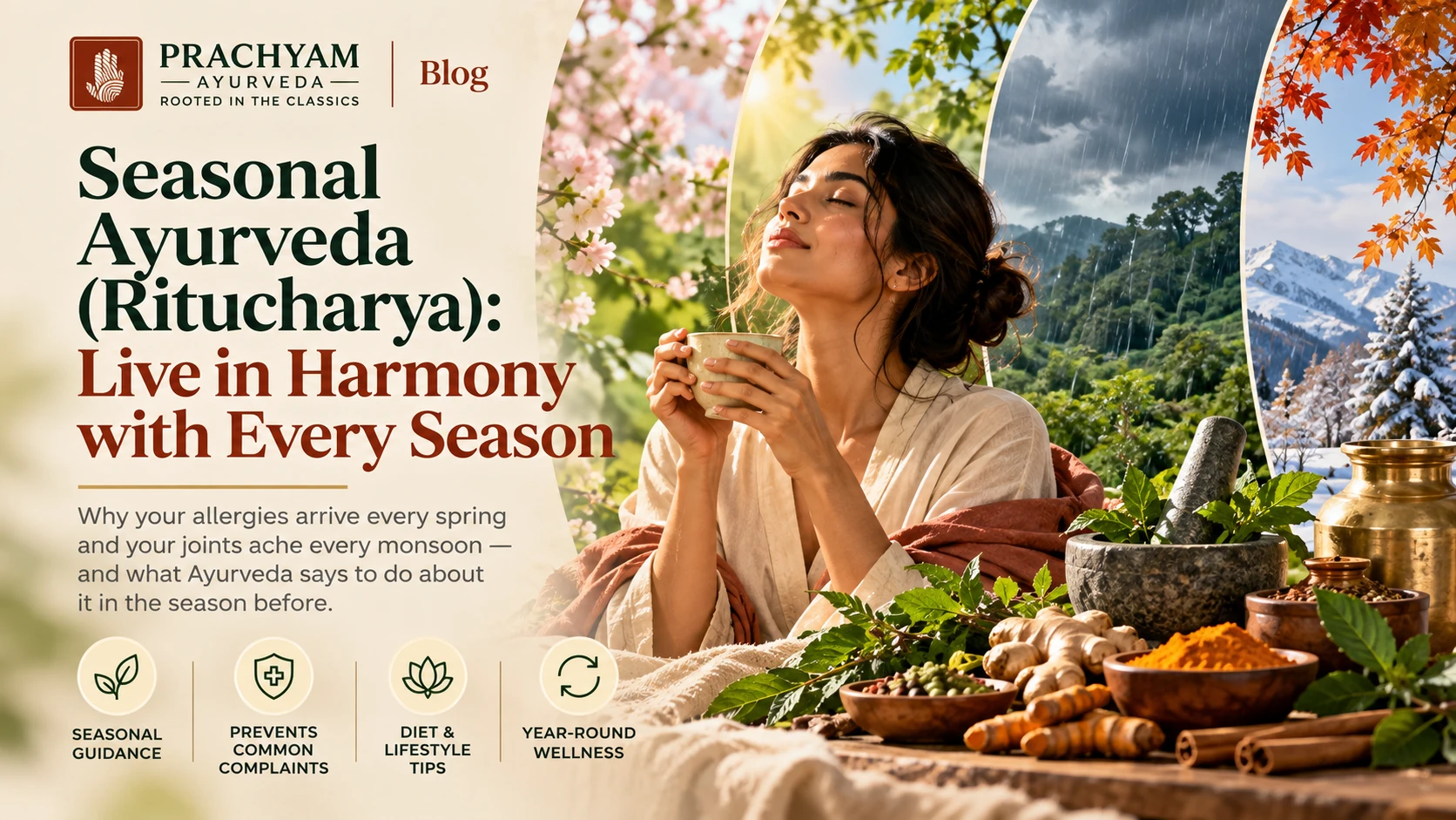 Seasonal Ayurveda (Ritucharya): Live in Harmony with Every Season