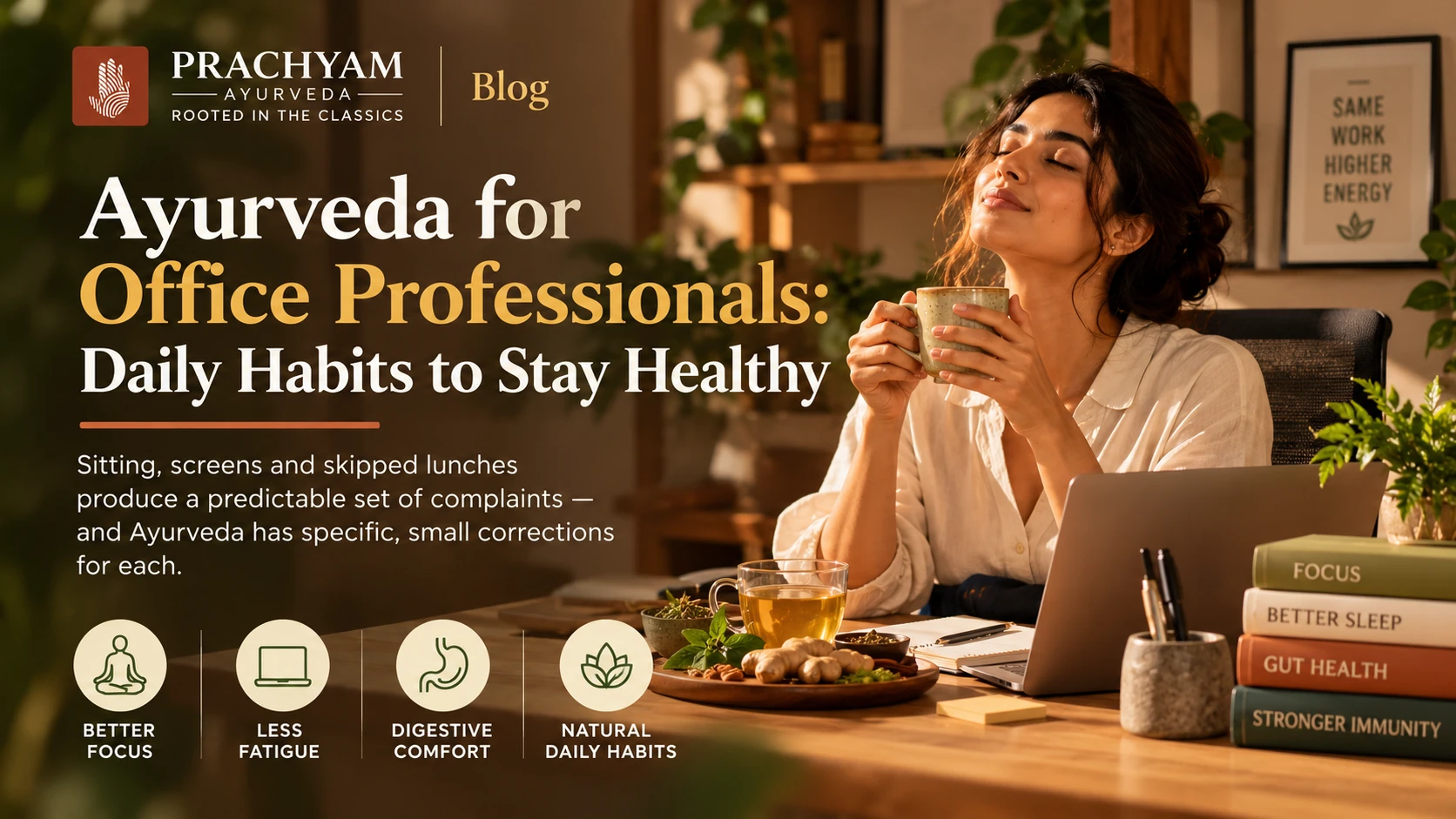 Ayurveda for Office Professionals: Daily Habits to Stay Healthy